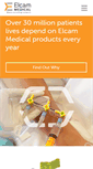 Mobile Screenshot of elcam-medical.com